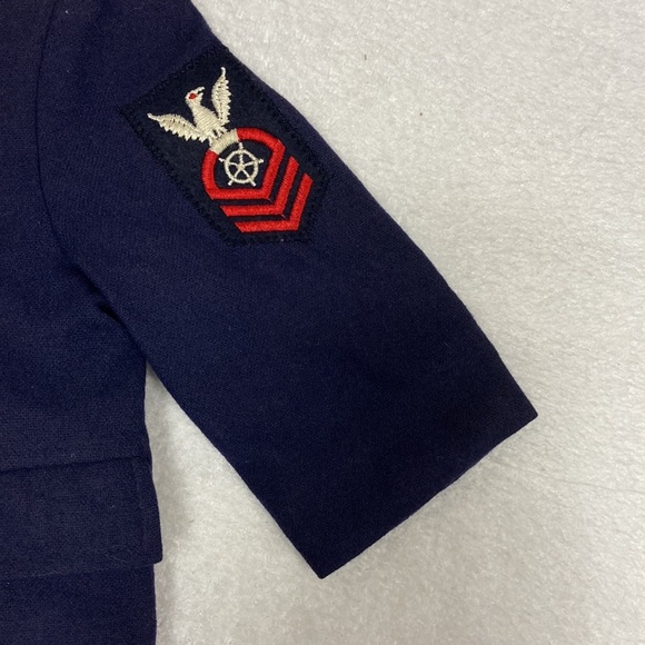 Vintage Sears nautical navy sailor pea coat size 2 - Picture 2 of 9